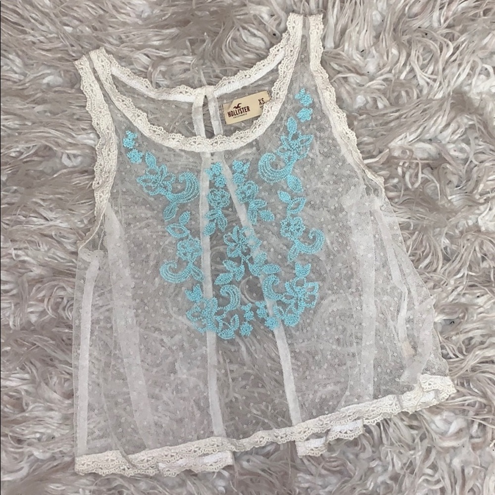 crochet open back tank